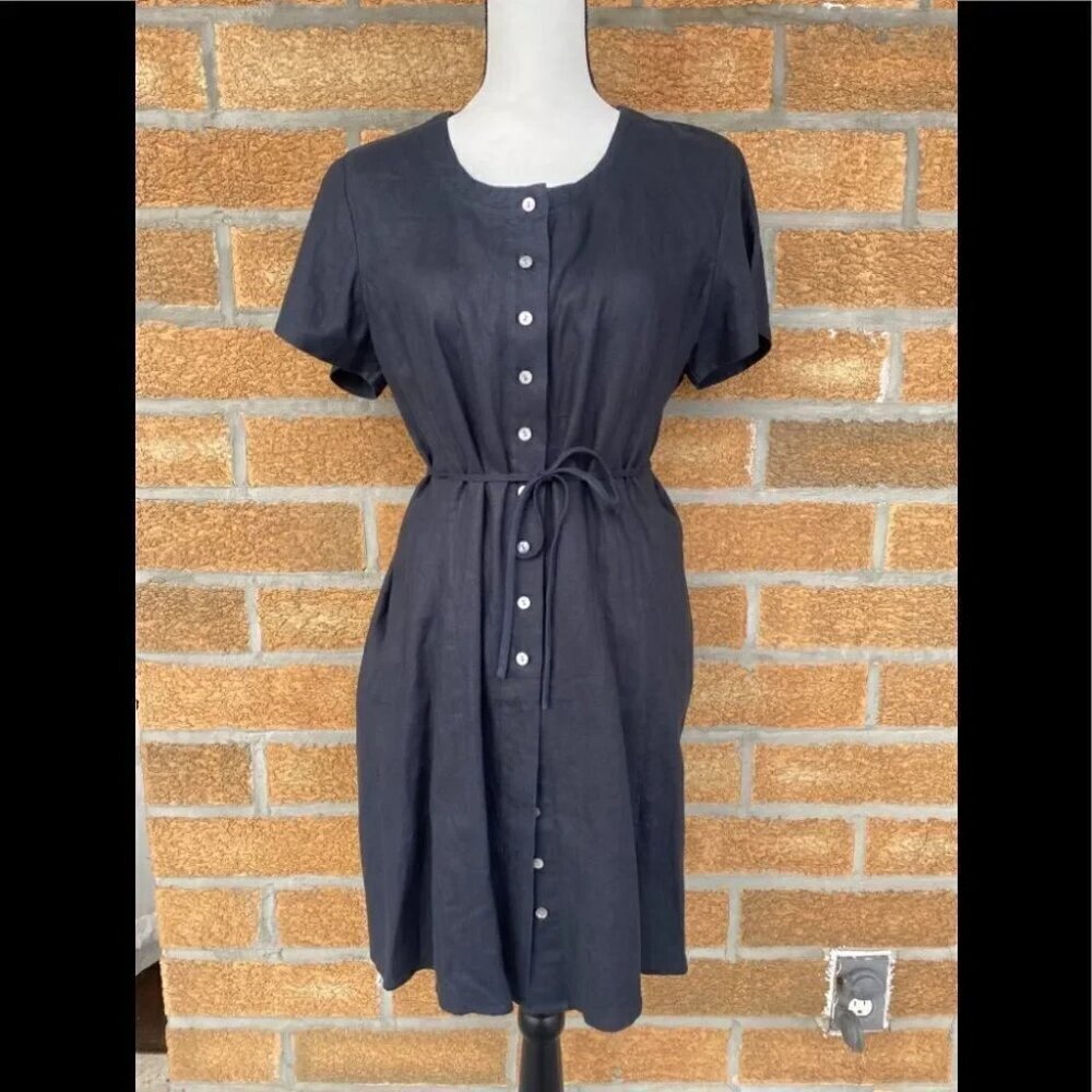 Valerie Stevens Womans dress linen size 10